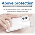 thumbnail image 2 of Case for Xiaomi Redmi Note 12 Phone Case Slim Dropproof [Defend from Drop/Scratch/Slip/Fingerprint] Clear Acrylic Hard Back Soft TPU Bumper Hybrid Phone Cover for Xiaomi Redmi Note 12-Crystal Clear, 2 of 16