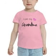 thumbnail image 2 of I Love My Grandma Cute Toddler T Shirts for Boys Girls (Pink, 5/6T), 2 of 5
