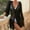 Black, variant on Njoeus Women's Swimwear Crochet Cover Up Cardigan Beach Bikini Cover Ups Dresses Hollow Out Open Front V Neck Bathing Suit Coverup Long Flowy Beachwear