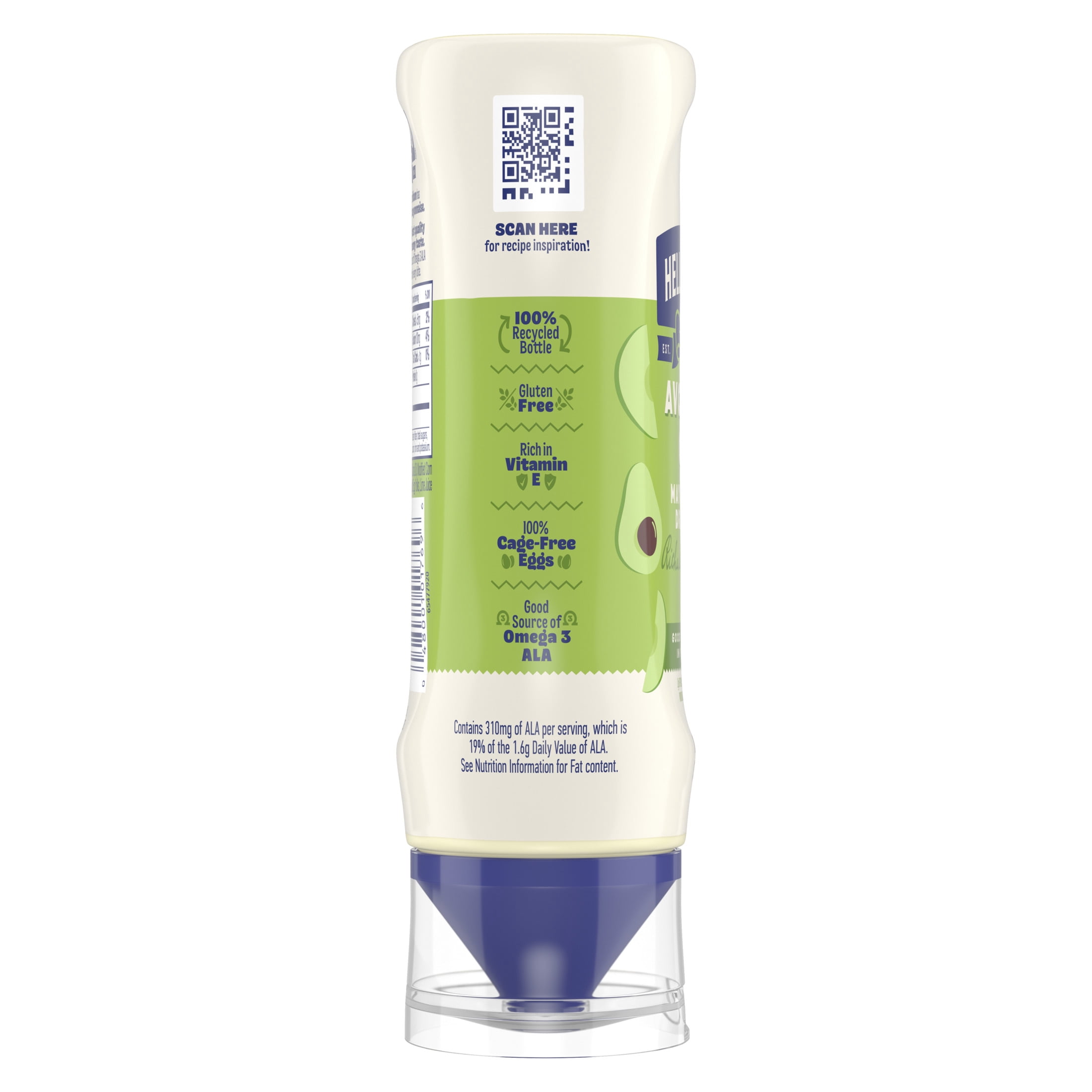 (2 pack) Hellmann's Avocado Oil Mayonnaise Dressing Condiments, 11.5 fl oz Squeeze Bottle