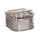 thumbnail image 3 of Bote de basura con tapa de prensa de escritorio con patrón de onda de agua | Mini cubo de basura de plástico estilo glaciar | Levantamiento lento silencioso y tapa abierta con un solo clic | Cubo de, 3 of 7