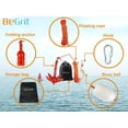 thumbnail image 4 of BeGrit Kayak Anchor 1.5 lb Buoy Kit Folding Grapnel Anchor Carbon Steel for Canoe (Red), 4 of 8