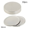 thumbnail image 2 of SIEYIO 10 Pieces Canning Lids Split-type Lids Silver Leak Proof & Secure for Mason Jars, 2 of 19