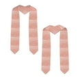 thumbnail image 2 of Zufioo Rose Gold Glitter Print Graduation Shawl Ribbon, Graduation Ribbon for Male and Female Graduates-Sharp Corner, 2 of 7