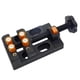 thumbnail image 4 of Mini tornillo de banco de plástico de jade pequeño para mesa, herramienta para manualidades, esculturas y pasatiempos. Naranja negro, 4 of 9