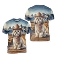 thumbnail image 3 of Welcome Fall Western Cowboy Shih Tzu Enjoys Majestic Autumn All Over Print 3D Shirt Unisex Merch Lion Dog Lover Gifts - 01007, 3 of 6