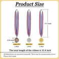thumbnail image 2 of Gold Award Medals - LINKPEACE Gold Silver Bronze Medals with Neck Ribbon, Steel Metal for Party Favor Decorations and Sports Awards 1st 2nd 3rd Place(Diameter 2.56in), 2 of 8
