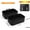 Noir, variante sur Panier Double Friteuse Casserole en Silicone Tapis en Silicone Accessoires de Friteuse Réutilisables Tapis en Silicone pour Friteuse