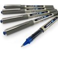 thumbnail image 1 of czcpp-- UB-157 Liquid Ink Rollerball Pens - 0.7mm Nib - Blue Ink - Pack of 5, 1 of 4