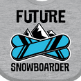 thumbnail image 4 of Inktastic Snowboarding Future Snowboarder Boys or Girls Baby Bib, 4 of 4