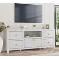 thumbnail image 2 of EDTara Tv Stand In Farmhouse Style, Accommodates Up To 80 Inch Tvs, Entertainment Console With 6 Storage Drawers and Open Shelf, 2 of 7