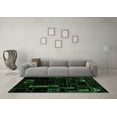 thumbnail image 3 of Ahgly Company Indoor Rectangle Patchwork Emerald Green Transitional Area Rugs, 8' x 10', 3 of 4