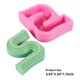 thumbnail image 3 of Bearachild Moldes para velas irregulares, superficie lisa de silicona, Flexible, fácil de desmoldar, fácil de limpiar, molde para hornear para retrato Cocina y Comedor 50-2487 Bearachild HA060545-03, 3 of 6