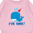thumbnail image 3 of Inktastic Whale 1st Birthday Baby Fleece Bodysuit, 3 of 4