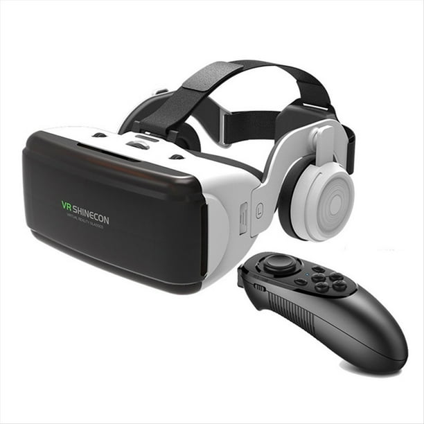 Gafas 3D VR Realidad Virtual Gafas Viar Dispositivos con Auriculares Lentes de Casco Inteligentes para Teléfonos Celulares Visor de Teléfonos Inteligentes Móviles