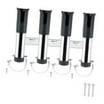 thumbnail image 3 of ZheElen Fishing Rod Holder Support Wall Mounted Fishing Rod Rack for Yacht RV Garage white black, 3 of 3