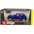 thumbnail image 3 of Renault 5 Turbo Metallic Blue with Red Accents 1/24 Diecast Model Car by Bburago, 3 of 3