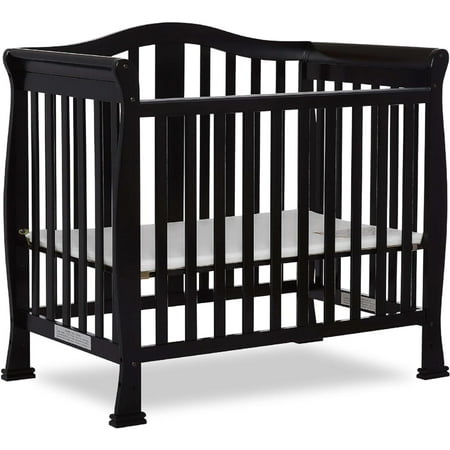 UPC: 0640522774449 | Dream On Me Naples 4-in-1 Convertible Mini Crib Black
