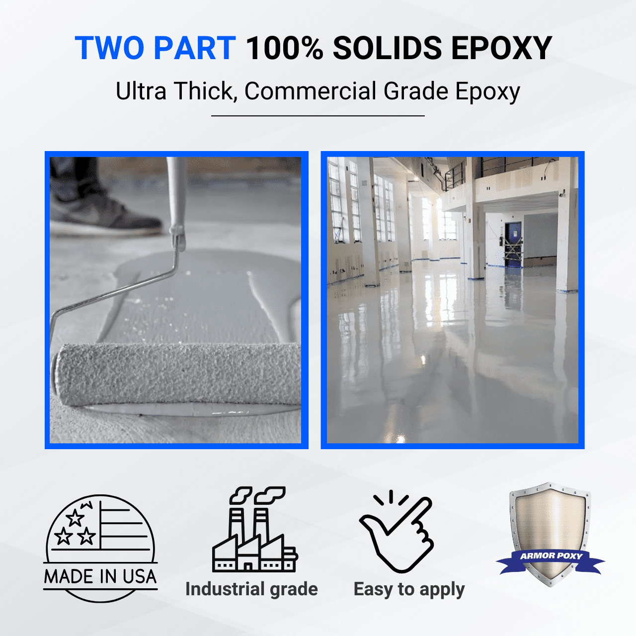 ArmorUltra/ArmorClad - Commercial Grade 100% Solids Epoxy Armorpoxy INC