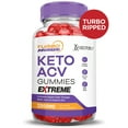thumbnail image 2 of Turbo Ripped Keto Extreme ACV Gummies 2000mg Dietary Supplement 60 Gummys, 2 of 6