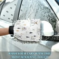 thumbnail image 6 of Microfiber Car Wash Gloves With Chenille & Polyester Terry Scratch-Free Cleaning Elastic Cuffs Pastel Colors, 6 of 8