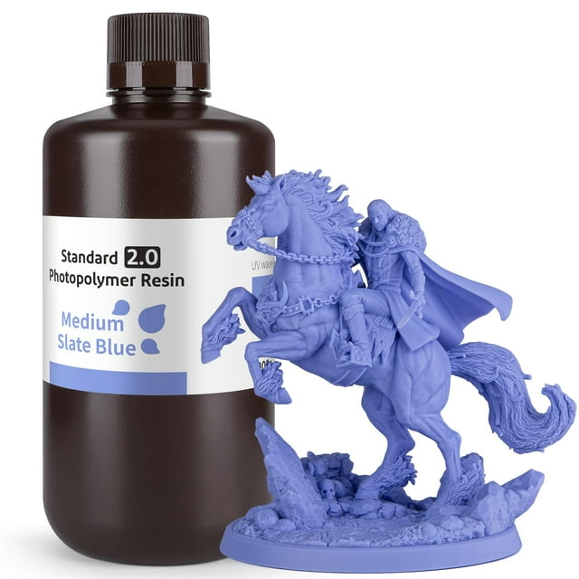Impresora 3D de resina ELEGOO Upgrade Standard 2.0, 1 L, color azul pizarra