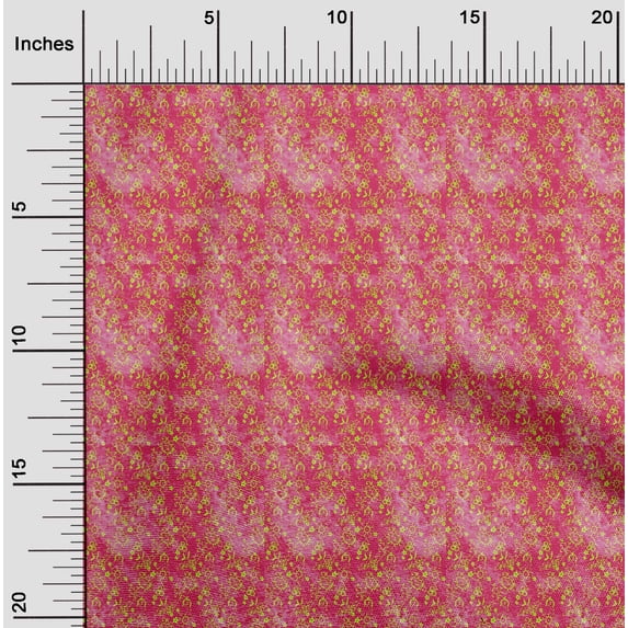 oneOone Velvet Dark Peach Fabric Batik Fabric For Sewing Printed Craft Fabric By The Yard 58 Inch Wide - IA