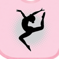 thumbnail image 4 of Inktastic Ballet Dancer Silhouette Ballerina Girls Baby Bib, 4 of 4