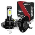 thumbnail image 1 of For Motorcycle H7 LED Headlights White H7 Bulbs 6000K Pack of 2, 1 of 8