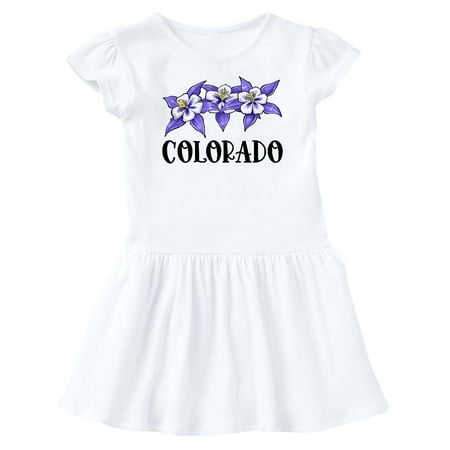 

Inktastic Colorado Columbine Flowers Gift Baby Girl Dress