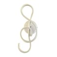 thumbnail image 2 of SMihono Modern LED 22W White Aluminum Wall Light Music Note Fixture, 2 of 2