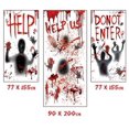thumbnail image 3 of Lishi Halloween Zombie Handprints Window Door Decorations Set - 6pcs, 3 of 4