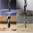 thumbnail image 5 of Uxcell 2mm High Speed Steel Lengthen Straight Shank Twist Drill Bit Fully Ground Black Oxide 12 Pack, 5 of 5