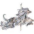 thumbnail image 2 of CafePress - Afghan Hound Carousel II Throw Blanket - Soft Fleece Throw Blanket, 50"x60" for All Ages, 2 of 4