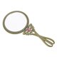 thumbnail image 2 of Retro Noblewomen \u0026 Princesses Hand Held Mirror Belleza Compacta forma forma forma Makeup Mirror Dresser Yinane Espejo de maquillaje de viaje, 2 of 8