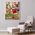 thumbnail image 3 of (SZX-C1492) Hilo algodón ecológico bordado 11CT 3 hebras impresión 40*50 cm Navidad Hulk kit serie navideña punto cruz, 3 of 9