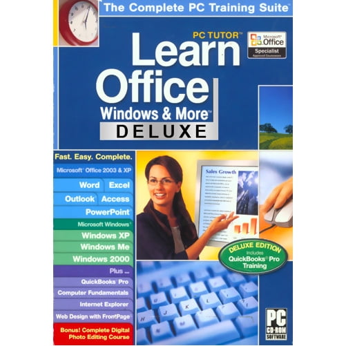 PC Tutor Learn Office Windows & More Deluxe