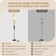 thumbnail image 4 of Lámpara de Pie GOEBLESON 164 cm Regulable con Control Remoto Beige 10W LED, 4 of 9