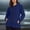 Navy women's hooded zip up jacket a1, variant on thefmos WWomen's Hooded Zip Up Windbreaker Jacket Solid Casual Blazer Outerwear Fall Winter Spring Warm Coat, Pink S