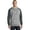 Heathered Grey, variant on District Young Mens Lightweight Fleece Raglan Hoodie-XS (Heathered Grey/ Heathered Charcoal)