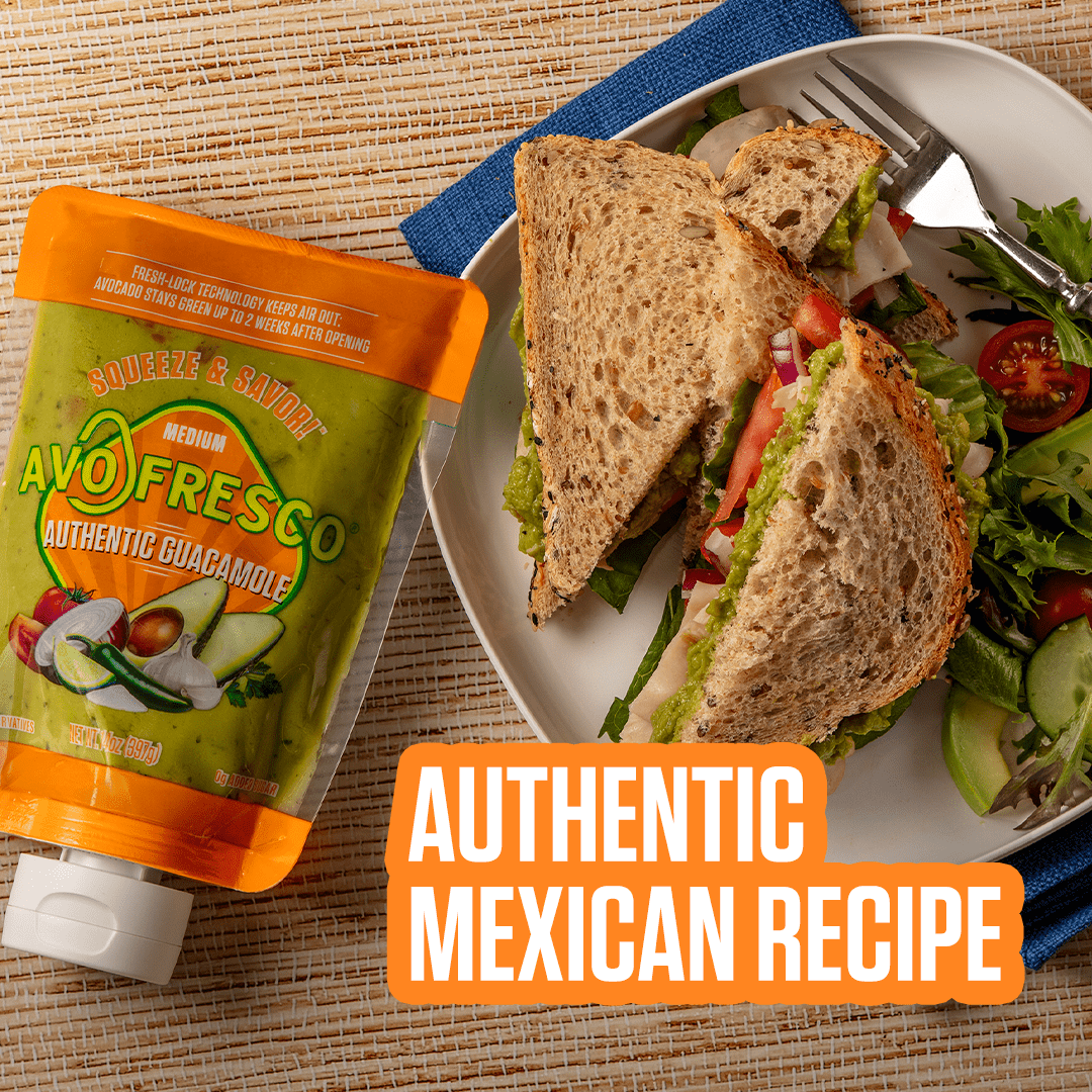 AVOFRESCO Authentic Guacamole 14 oz Squeeze - No Preservatives - Quick, Easy & No Mess!
