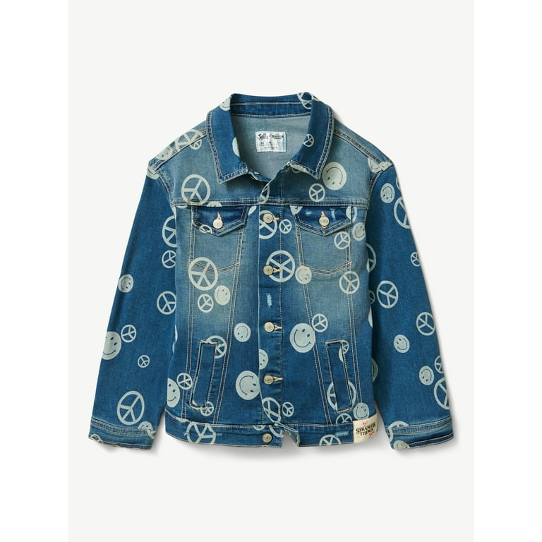 X-girl × STRANGER THINGS WORK JACKET　M X-girl（エックスガール）の「X-girl × STRANGER THINGS WORK