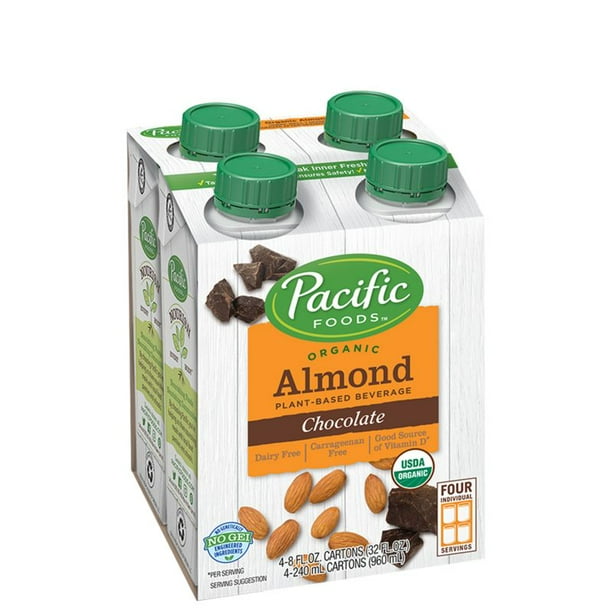 Pacific Foods Organic Almond Chocolate Milk NonDairy Chocolate