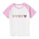 thumbnail image 3 of Blusas y camisas de manga corta con cuello redondo para niños y niñas, blusa de manga corta con estampado de cuello redondo, 3 of 7
