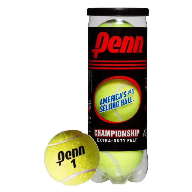 Pelotas de Tenis Penn Championship Fieltro a Presión Lata con 3 Pelotas