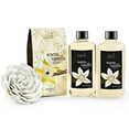 thumbnail image 2 of Freida and Joe Warm Vanilla Bath & Body Gift Set for Men and Women 5-Piece Spa Kit in Reusable Gift Basket Holiday Gift Set, 2 of 5