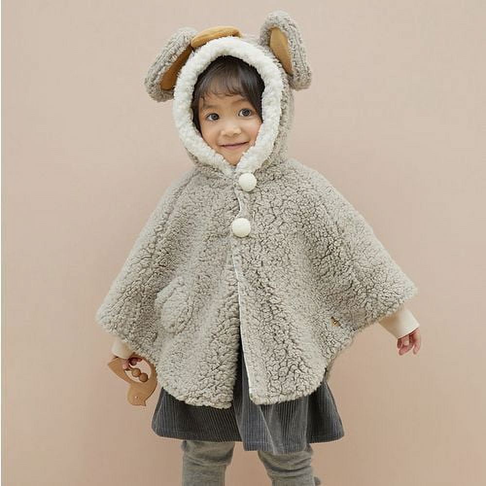 Children's Cloak Wearable Blanket Baby Cloak Spring and Autumn Coat Cute Baby Out Windproof Girl's Cloak