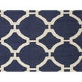 thumbnail image 3 of Jaipur Living Maroc 2' x 3' Flat Weave Wool Rug in Blue and Ivory, 3 of 4