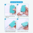 thumbnail image 4 of KW-trio Handheld Metal 6-Hole Hole Puncher 5 Sheet Capacity 6mm for A4 A5 B5 Paper Notebook, 4 of 6