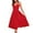 Red, variant on Bigersell Sleeve Tank Dresses for Women Fashion Women Summer Sleeveless Casual Backless Solid Color V-Neck Dress Women Midi Dress Style 26057, Female Knee Length Dresses Red S